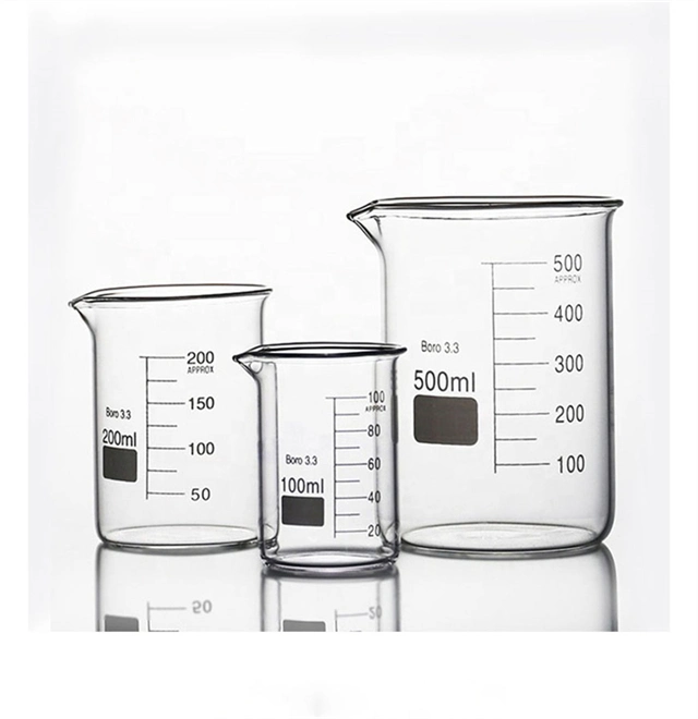 Chemical Laboratory Borosilicate Glass Measuring Beaker