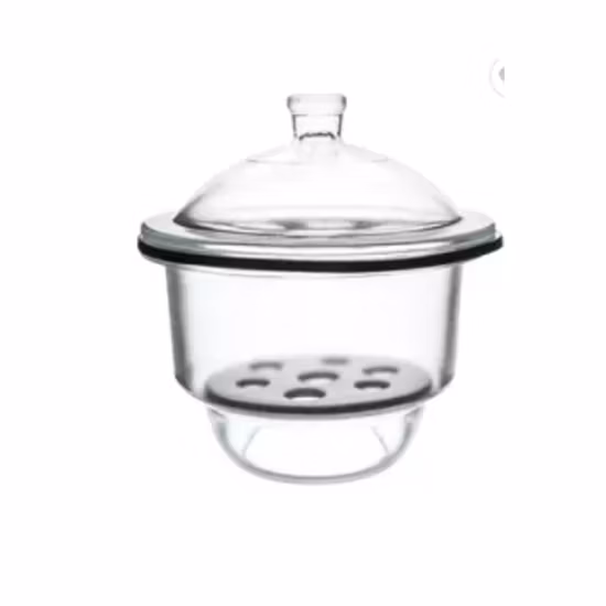 Лабораторная посуда Стеклянный прозрачный вакуумный эксикатор 150 мм