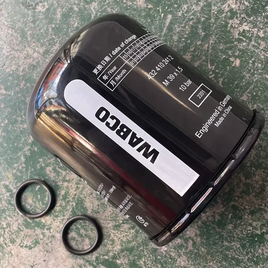 Wabco 4324102412 432 410 2412 Осушитель воздуха Эксикатор Сушильный аппарат для Beibentruck Beifangbenchi Sinotruk HOWO Shacman Foton Hongyan FAW Dongfeng Heavy Truck