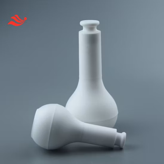 Колба из ПТФЭ 150 мл, устойчивость к высоким температурам без растворения и осаждения